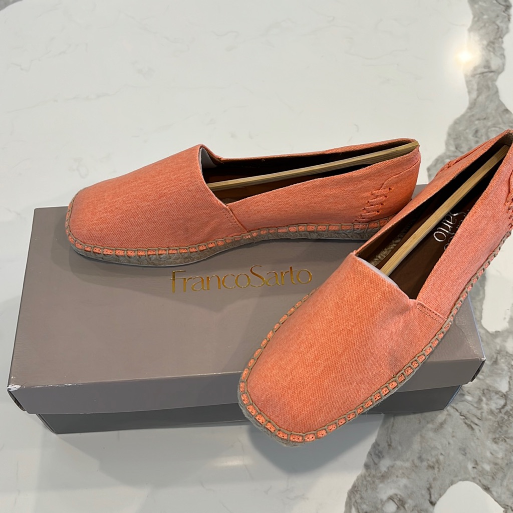Franco Sarto Canvas Espadrilles - Size 6m